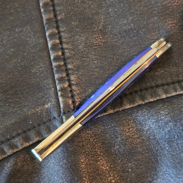 Frost Cutlery Medium Toothpick Blue Jigged Bone