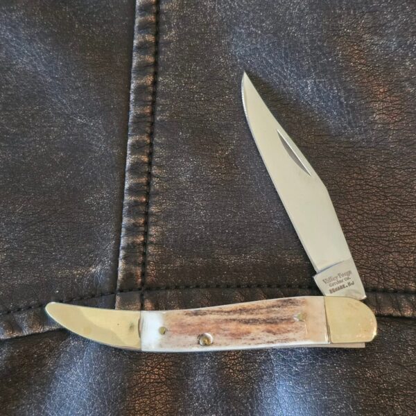 Valley Forge Cutlery Co. Newark NJ Medium Toothpick in Stag and German Stainless