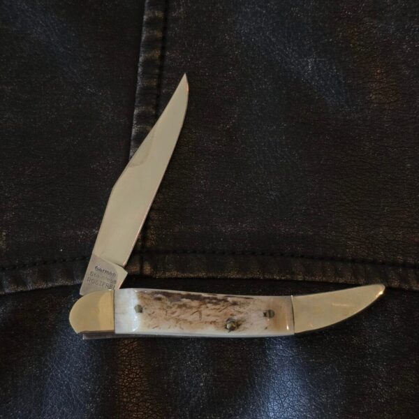 Valley Forge Cutlery Co. Newark NJ Medium Toothpick in Stag and German Stainless