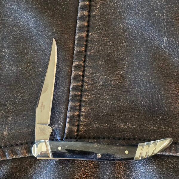 Rough Rider Small Toothpick in Blue Smooth Bone