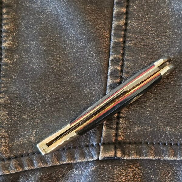Rough Rider Small Toothpick in Blue Smooth Bone