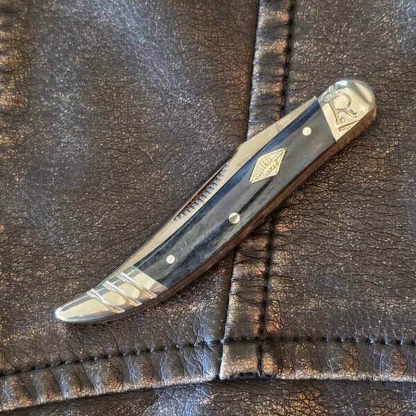 Rough Rider Small Toothpick in Blue Smooth Bone