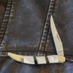 Frost Cutlery Small Toothpick in MOP knife for sale
