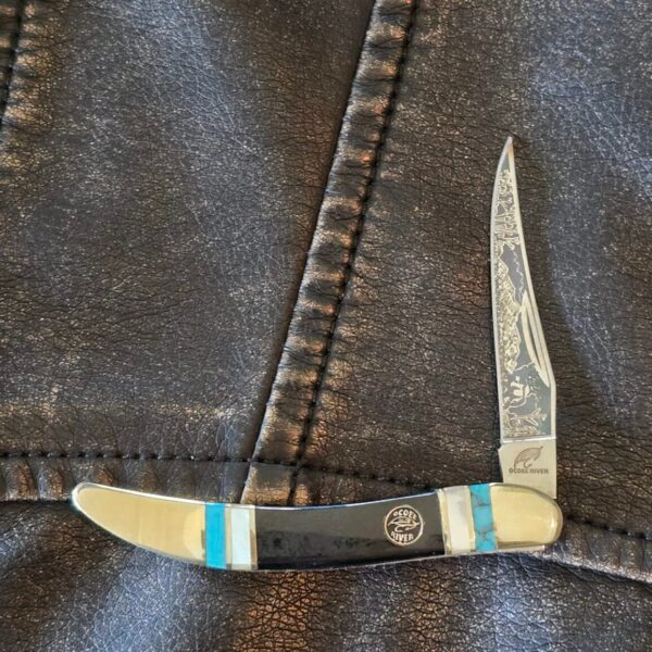 Frost Cutlery Small Toothpick in MOP and Turquoise