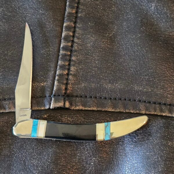 Frost Cutlery Small Toothpick in MOP and Turquoise