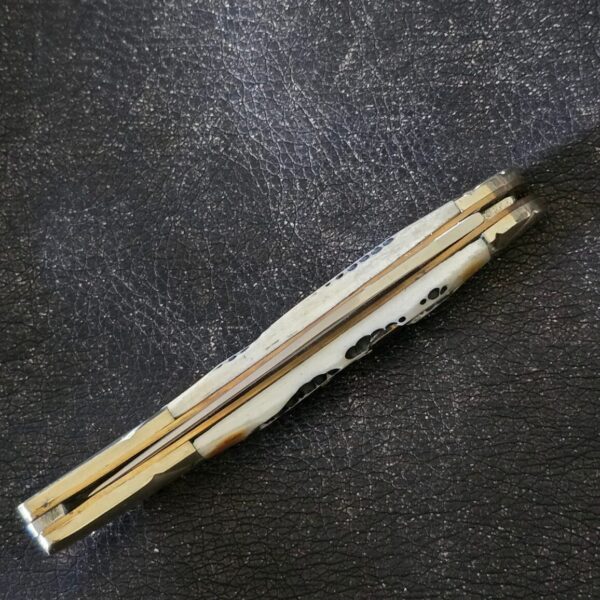 Frost Cutlery Small Toothpick in Brown Jigged Bone