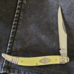 Rough Rider Large Toothpick in Yellow Synthetic knife for sale