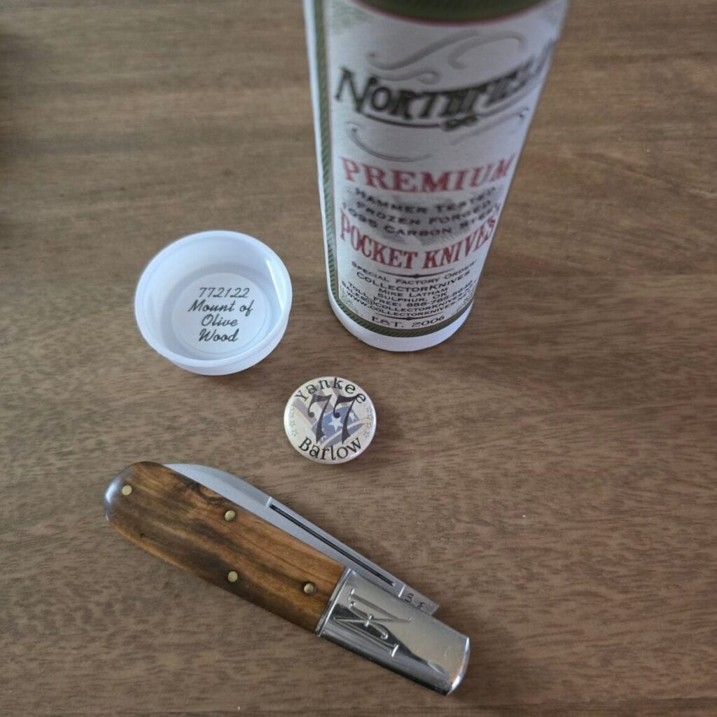 Great Eastern Cutlery #772122 Mount of Olive Wood knife for sale