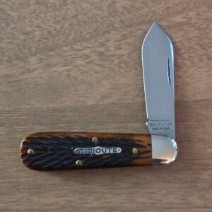 Great Eastern Cutlery #252115 Burnt Orange Jigged Bone 1 of only 81 made! (see pictures for age related patina)