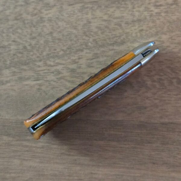 Great Eastern Cutlery #252115 Burnt Orange Jigged Bone 1 of only 81 made! (see pictures for age related patina)