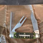 Great Eastern Cutlery #351325 Fairway Green Jigged Bone PROTOTYPE knife for sale