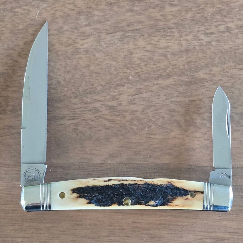 Great Eastern Cutlery #130217 Sambar Stag knife for sale