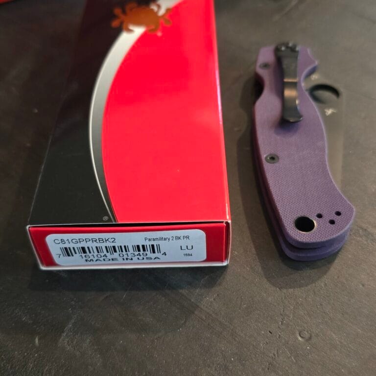 Spyderco Paramilitary 2 BK PR C81GPPRBK2