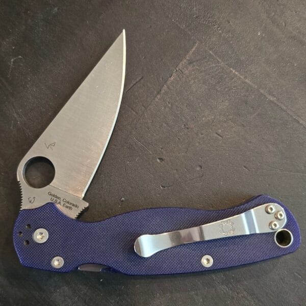 Spyderco Paramilitary 2 S110V C81GPDBL2