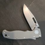 Demko Shark Lock AD20.5 CP Smooth TI 3V with custom re-profiled (for shallower secondary grind angle)