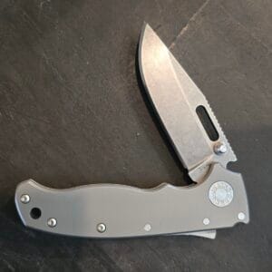 Demko Shark Lock AD20.5 CP Smooth TI 3V with custom re-profiled (for shallower secondary grind angle)