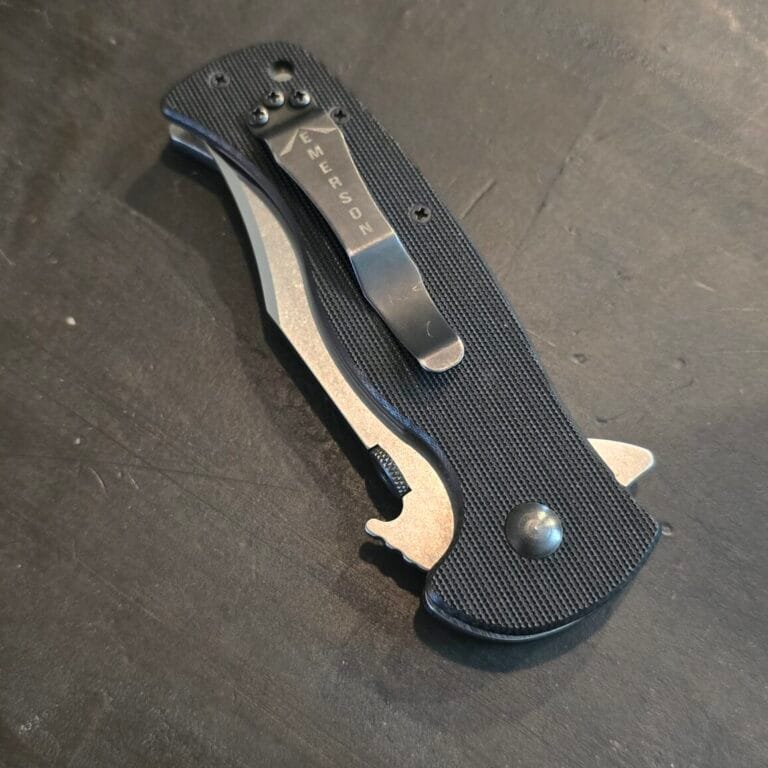 Emerson Sheepdog Bowie SF EMSHPDGRBSF (with after market custom standard v grind)