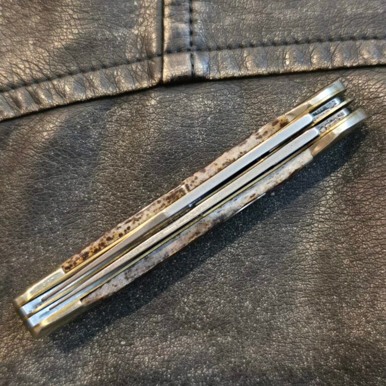 Boker Solingen Barlow Slip Joint Folding Knife in Jigged Bone 2626 AB