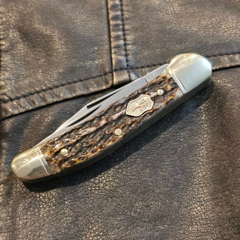 Boker Solingen Barlow Slip Joint Folding Knife in Jigged Bone 2626 AB