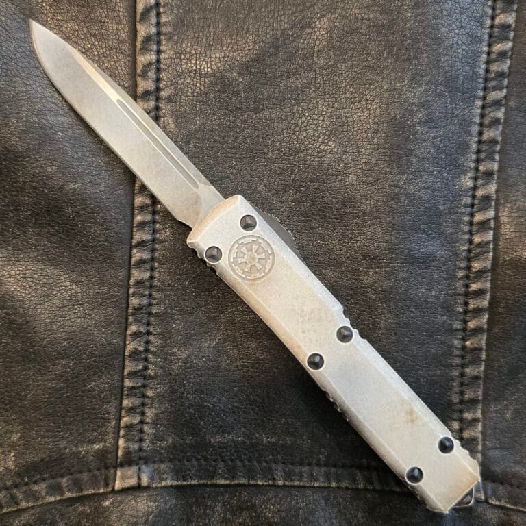 Microtech Ultratech S/E SAD Sandtrooper Deep Engraved Standard 121-1 SAD