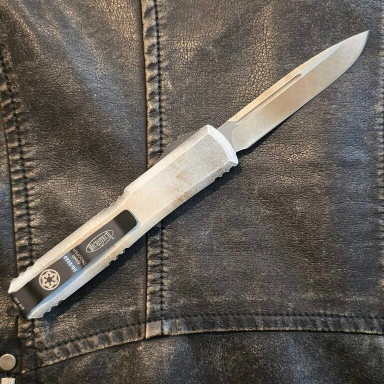 Microtech Ultratech S/E SAD Sandtrooper Deep Engraved Standard 121-1 SAD