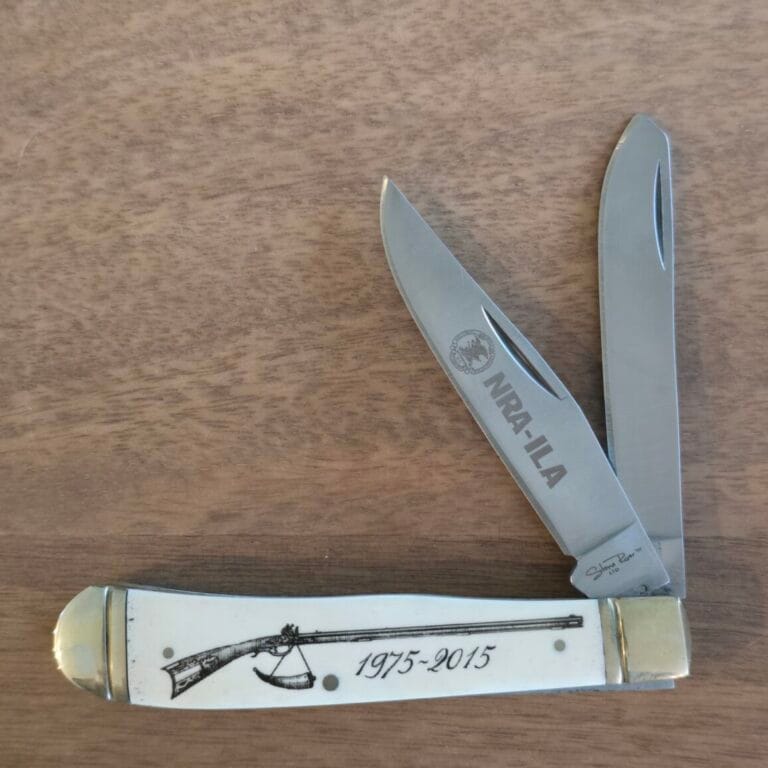 Stone River NRA-ILA 40 Years of Freedom Trapper in White Bone