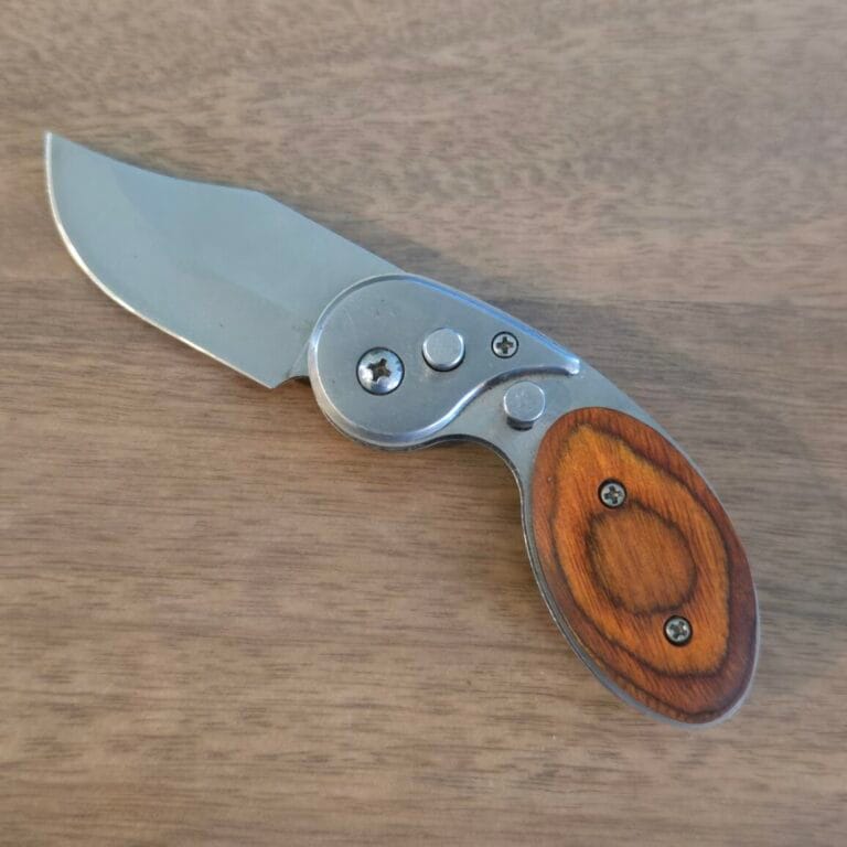 Outwood Mini Folding Knife Push Button Opener