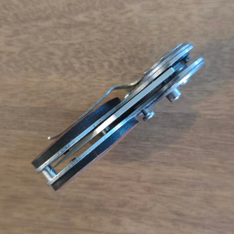 Outwood Mini Folding Knife Push Button Opener