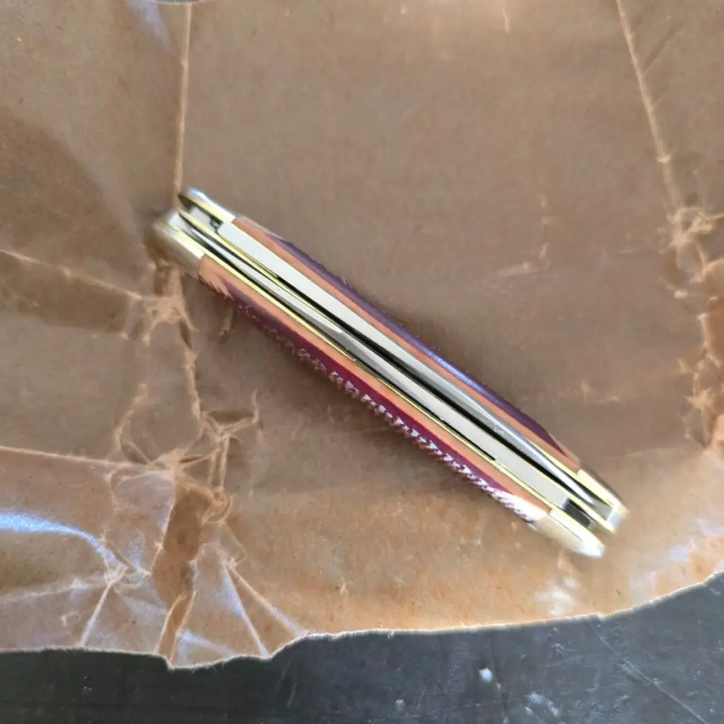 Great Eastern Cutlery #351225 Wine Checkered Richlite PROTOTYPE knife for sale