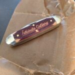 Great Eastern Cutlery #351225 Wine Checkered Richlite knife for sale