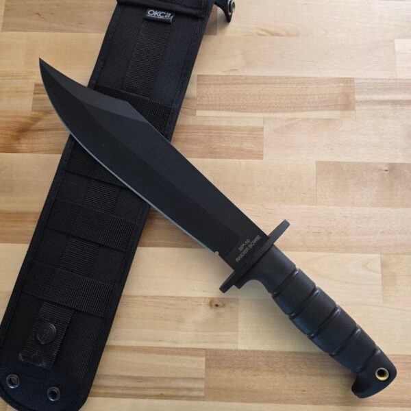 Ontario Knife USA Spec Plus SP10 Raider Bowie w/ Nylon Sheath