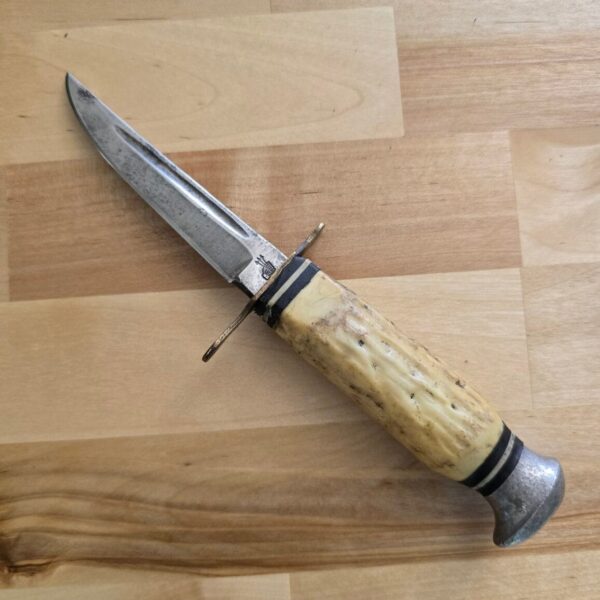 Solingen Germany Vintage Stag Fixed Blade – gallery image 1