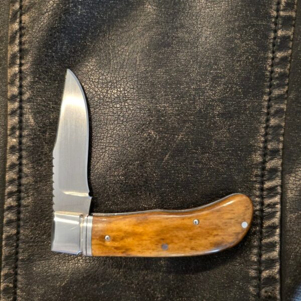 Phil Jacob Mammoth Slip Joint Trapper Knife (Satin)