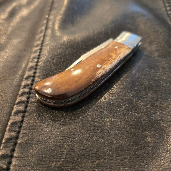 Phil Jacob Mammoth Slip Joint Trapper Knife (Satin)