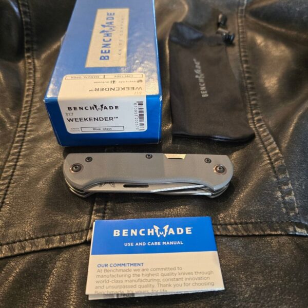 Benchmade 317 Weekender in CPM-S30V and Gray G10
