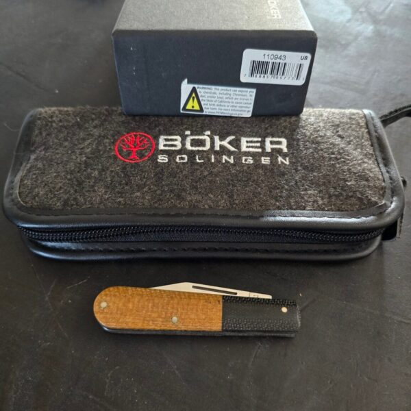Boker Barlow Integral - Burlap Micarta Handle 110943