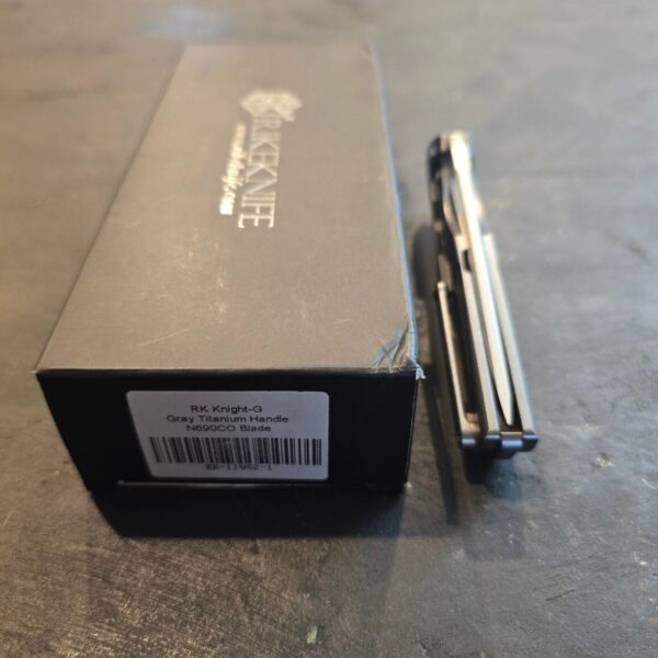 Rike Knives RK-11952-1 in Gray Titanium and N690CO