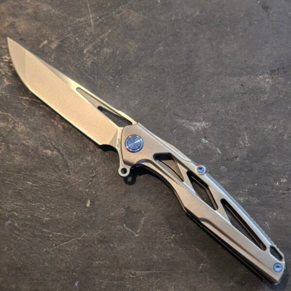 Rike Knives RK-11952-1 in Gray Titanium and N690CO