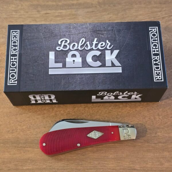 Rough Ryder Bolster Lock Red Bone Barlow RR1959