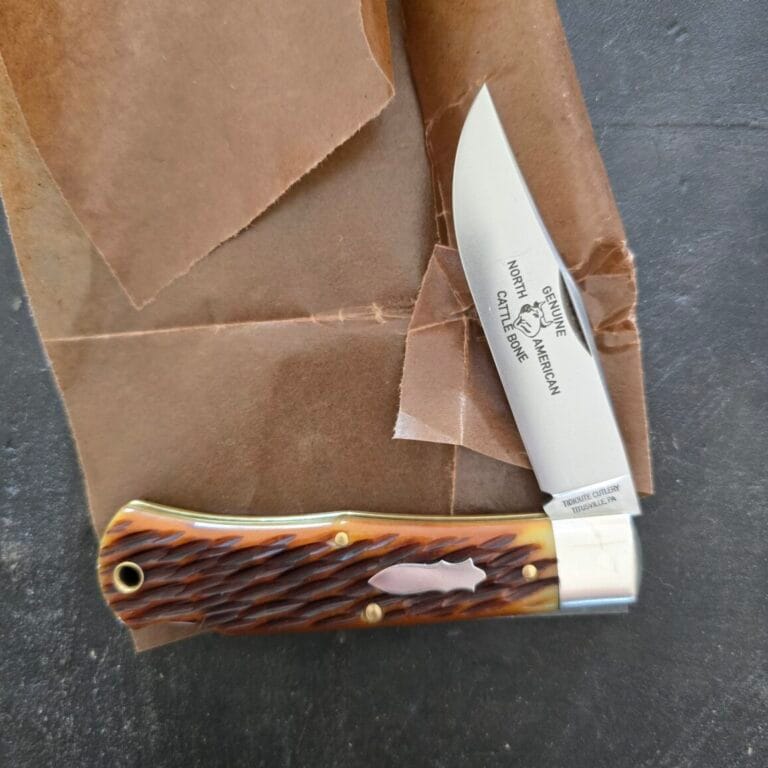 Great Eastern Cutlery #421125 LB Antique Yellow Jigged Bone PROTOTYPE