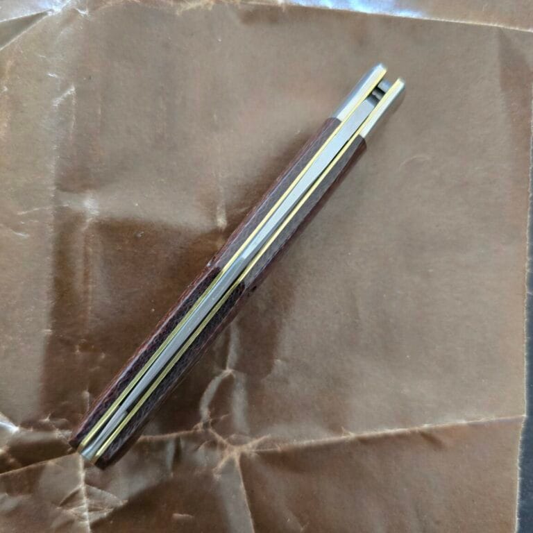 Great Eastern Cutlery #421125 LB Brown Burlap Micarta PROTOTYPE