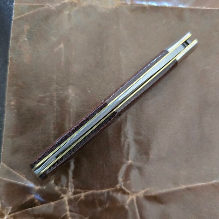 Great Eastern Cutlery #421125 LB Brown Burlap Micarta