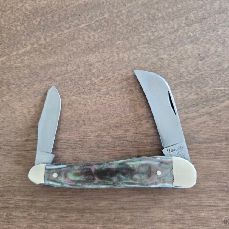Titusville Cutlery Rooster Comb in Genuine Black Lip Pearl by Daniels 2025 (1 of 12)
