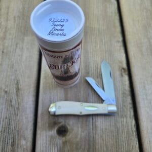 Great Eastern Cutlery #922225 Ivory Linen Micarta