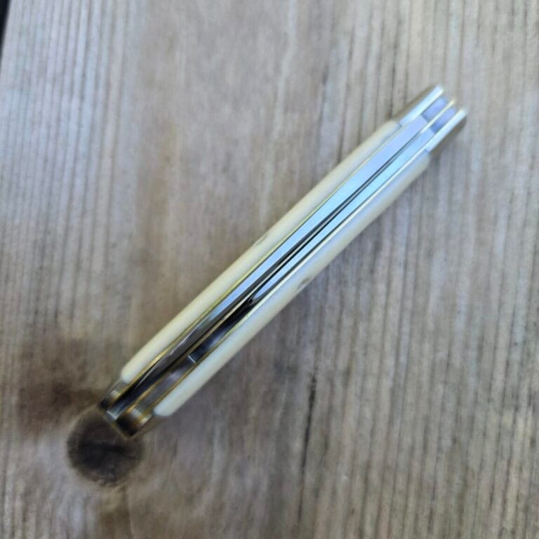 Great Eastern Cutlery #922225 Ivory Linen Micarta PROTOTYPE