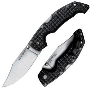 Cold Steel #29AC Large Voyager Clip Point Plain Edge
