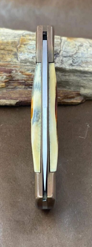 Frost Cutlery Bear Claw Lockback Stag Clip point – gallery image 4