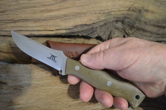 White River Knife & Tool Tom Mack Hunt Olive Drab Micarta S35VN – gallery image 4
