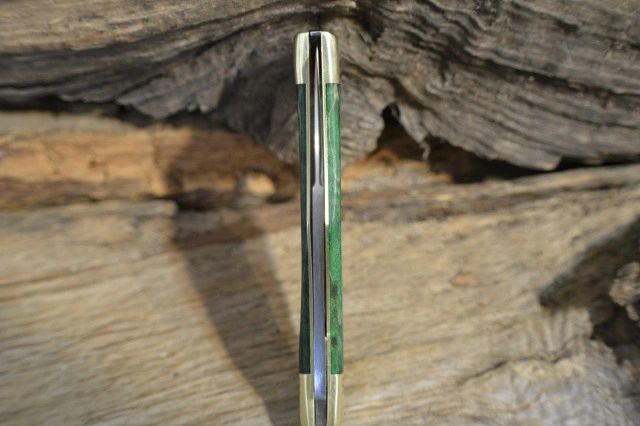 Trestle Pine Gunflint Green Curly Maple – gallery image 4
