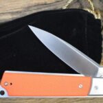 Artisan Classic Folder D2 Orange G-10 Handle knife for sale